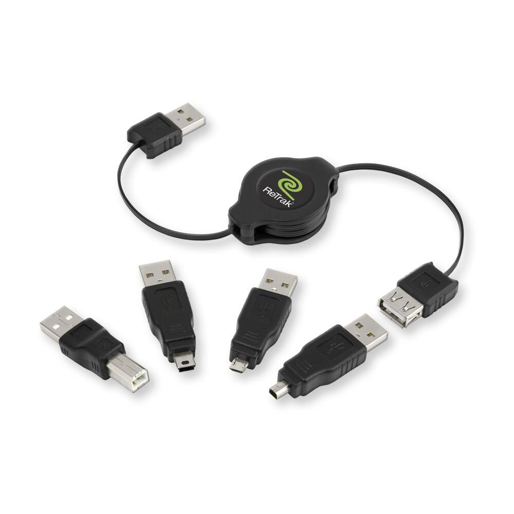 Cavo Usb Con Adattatore Intercambiabile Retrattile Eucableru2m 0181204000390 - Foto 1