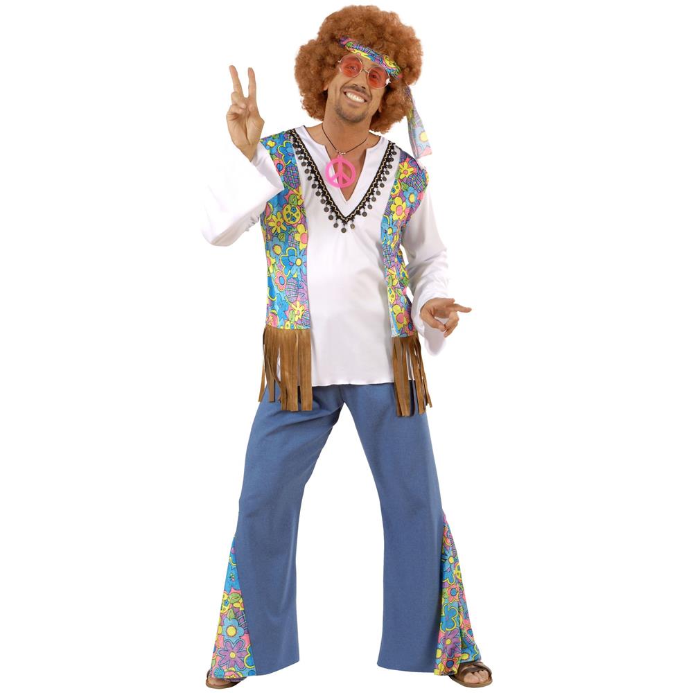 Costume Da Hippie Per Uomo Xl - Foto 1