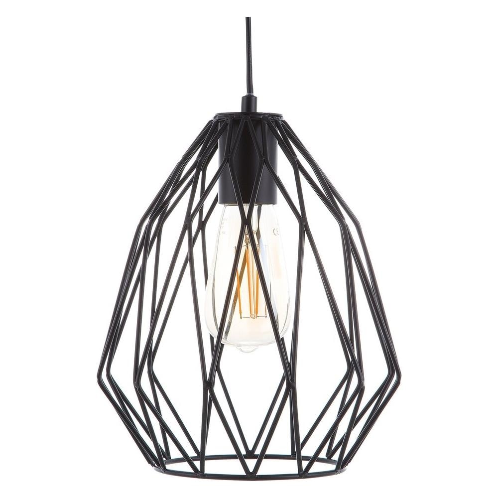 Lampada Da Soffitto In Metallo Nera Magra - Foto 1