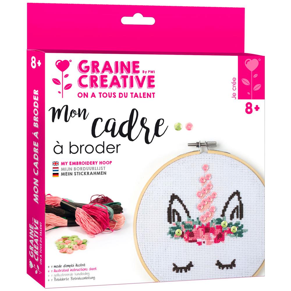 Kit Tamburo Per Ricamo In Legno Unicorno - Foto 2