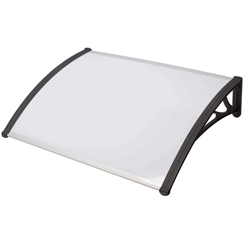 Asuka - Pensilina In Policarbonato Alveolare Opaco Porta Ingresso 100 X 120 Cm - Foto 2