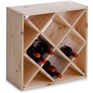 MDesign Set Da 2 Scaffali Per Bottiglie Di Vino Impilabili – Portabottiglie In Metallo Per 3