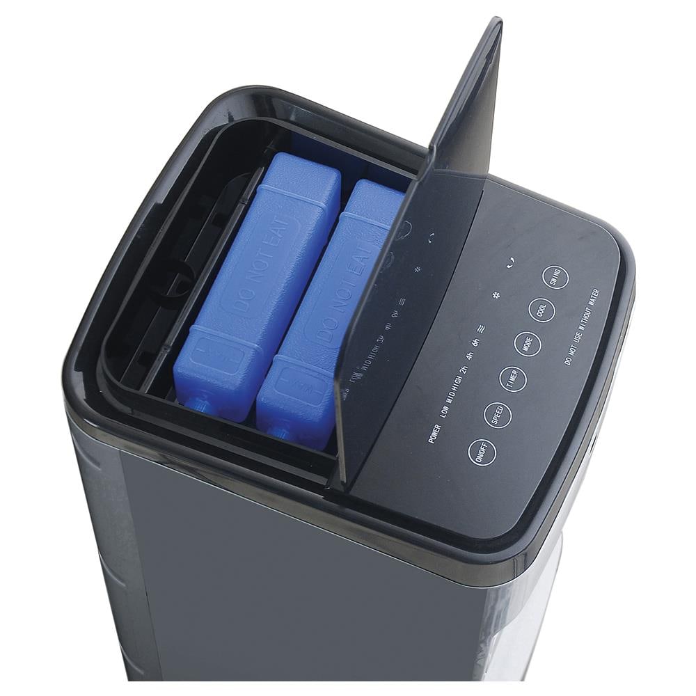 Raffrescatore Evaporativo Penny Q-Black Potenza 60 W Capacità 4 Litri con Timer e Telecomando - Nero - Foto 2