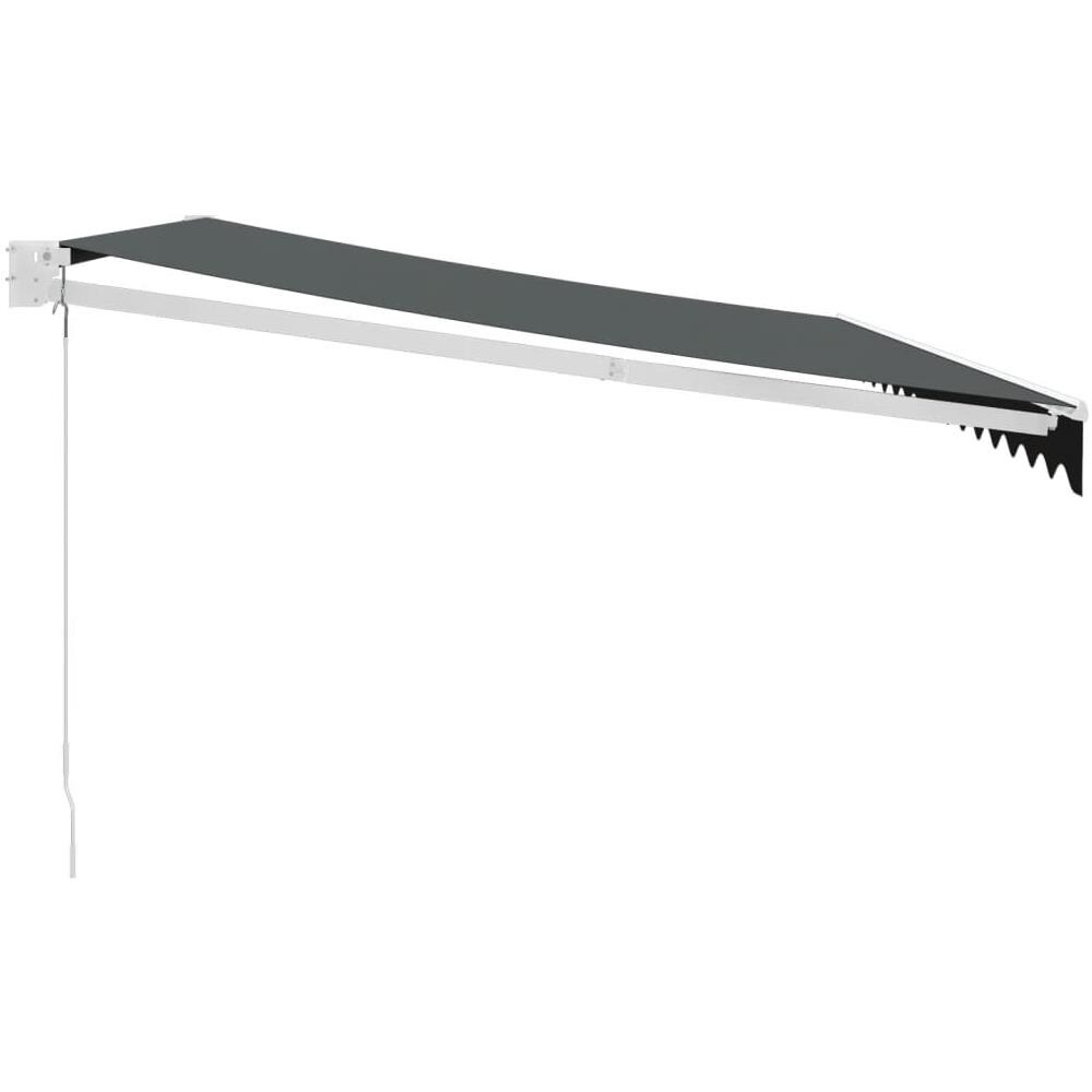 Tenda Da Sole Retrattile Antracite 4,5x3 M Tessuto E Alluminio - Foto 2