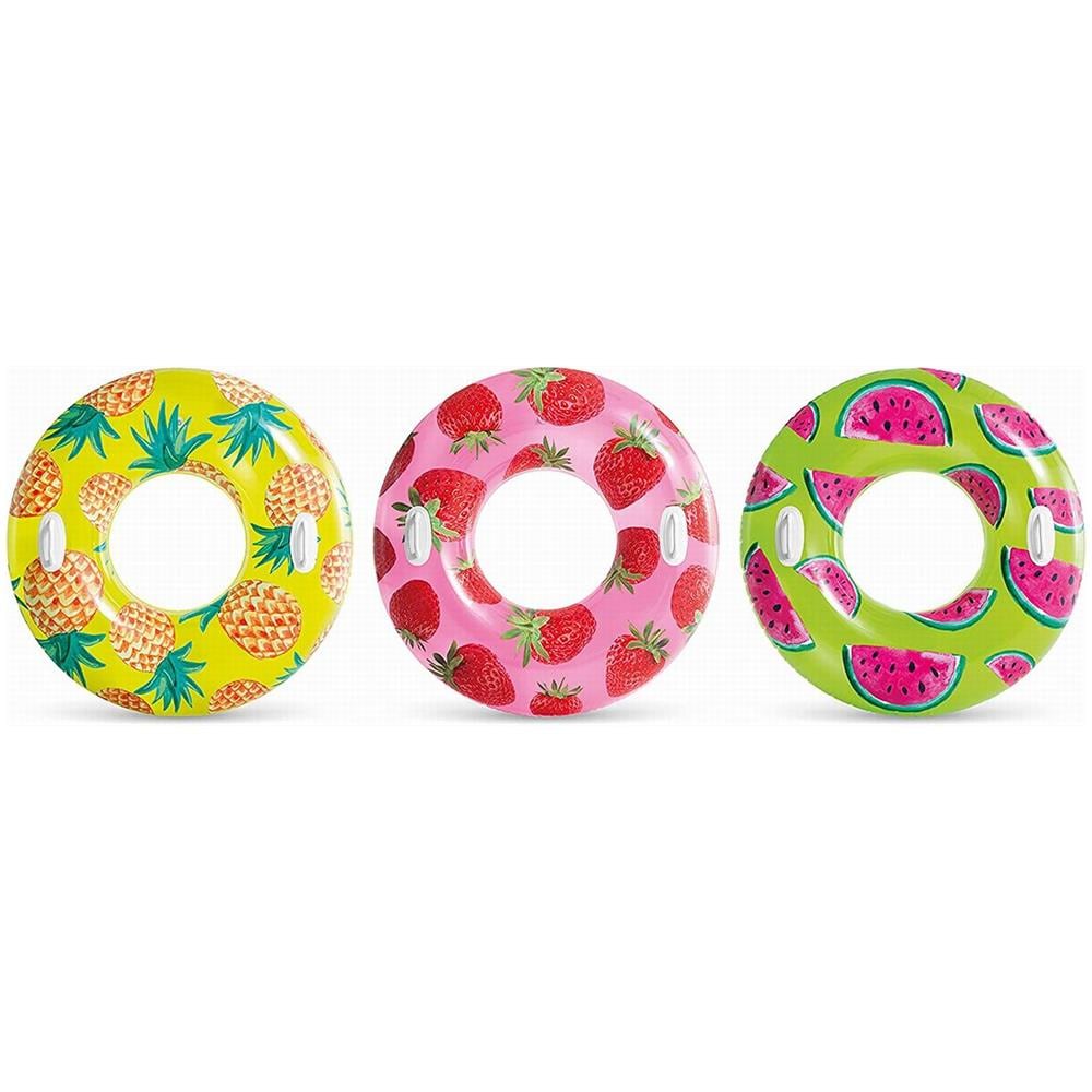 56261NP - Ciambella Tropicale con Maniglie, Colori Assortiti, 107 cm - Foto 1