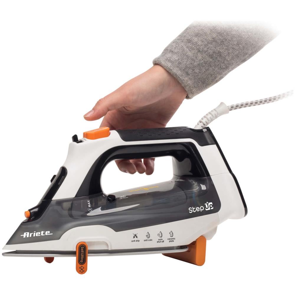 6190 Step UP, Ferro da stiro intelligente, Piedini intelligenti, Piastra in ceramica Ultraglide con 57 fori, Serbatoio 320ml, 2400W, Vapore continuo 30g /min - Foto 9