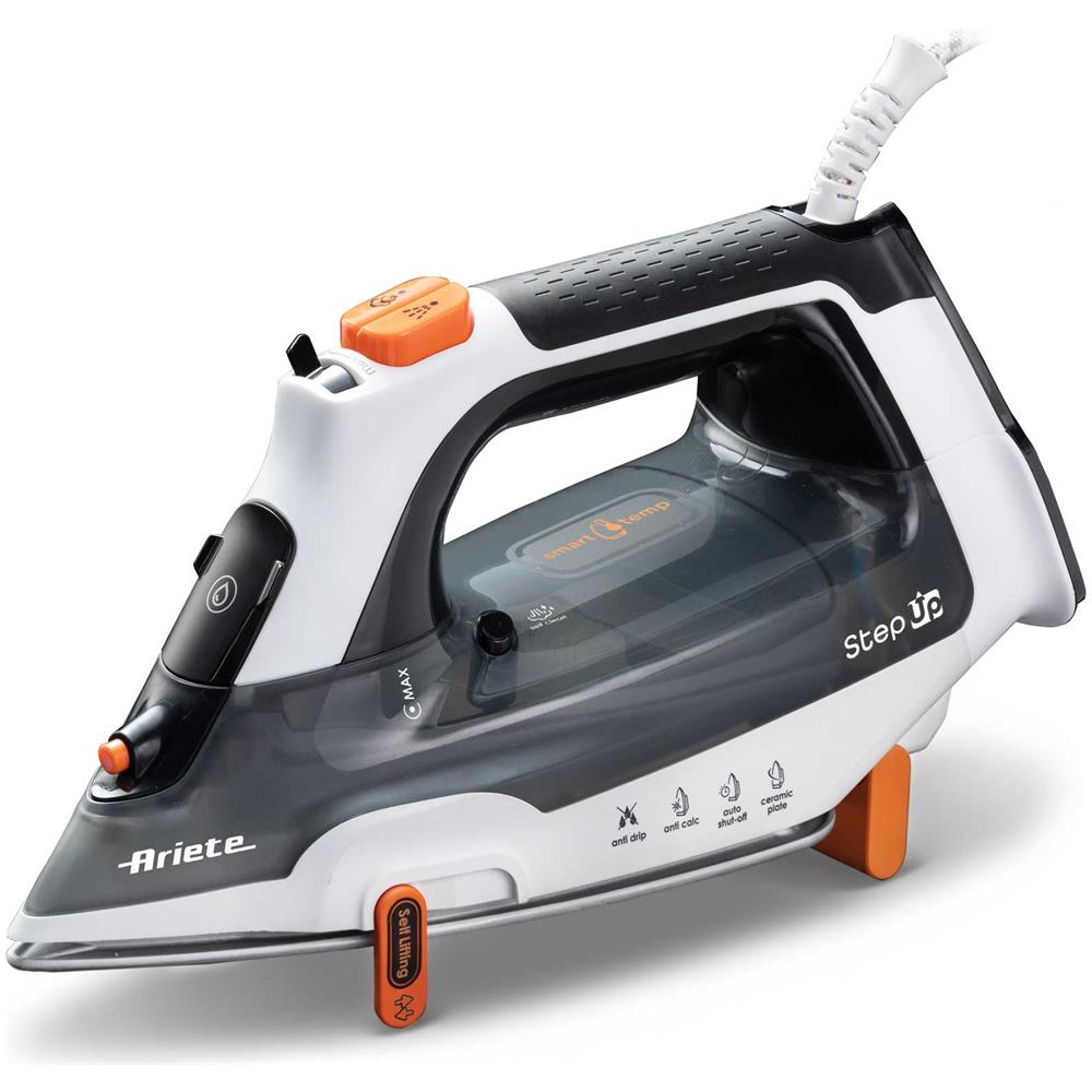 6190 Step UP, Ferro da stiro intelligente, Piedini intelligenti, Piastra in ceramica Ultraglide con 57 fori, Serbatoio 320ml, 2400W, Vapore continuo 30g /min - Foto 1
