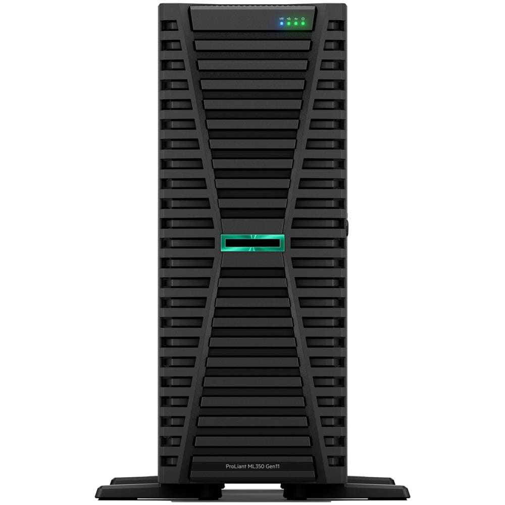 ProLiant ML350 Gen11 - Server Tower 4U - a 2 vie - 1 x Xeon Silver 4510 / fino a 4.1 GHz - RAM 64 GB - SATA /SAS /NVMe - hot-swap 2.5" baia (e) - SSD 2 x 480 GB - Foto 1