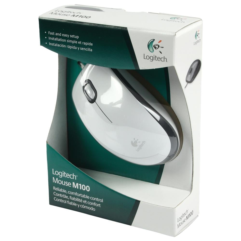 Mouse USB M100 1000 DPI Colore Bianco - Foto 5