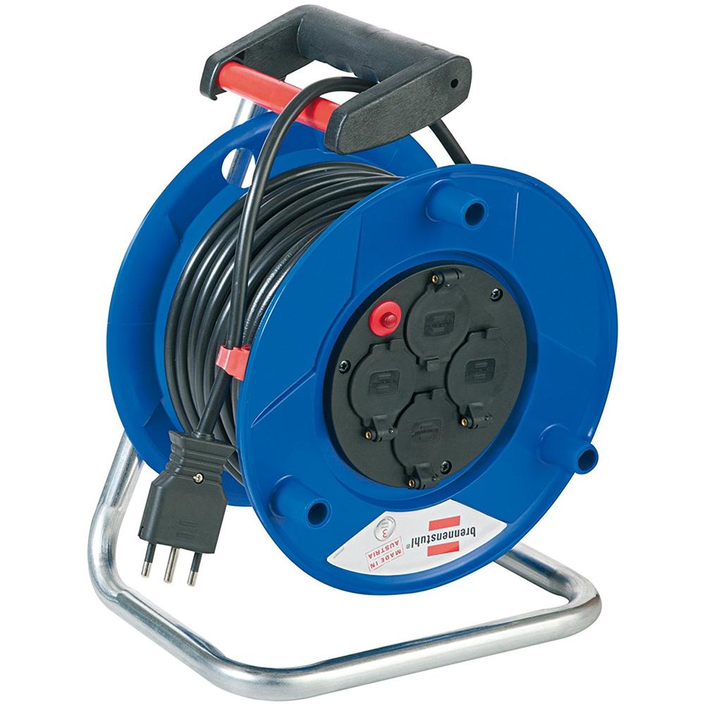 Avvolgicavo vuoto 32cm 4 prese ITA10/16A+DE con coperchi GARANT® ST - Foto 1