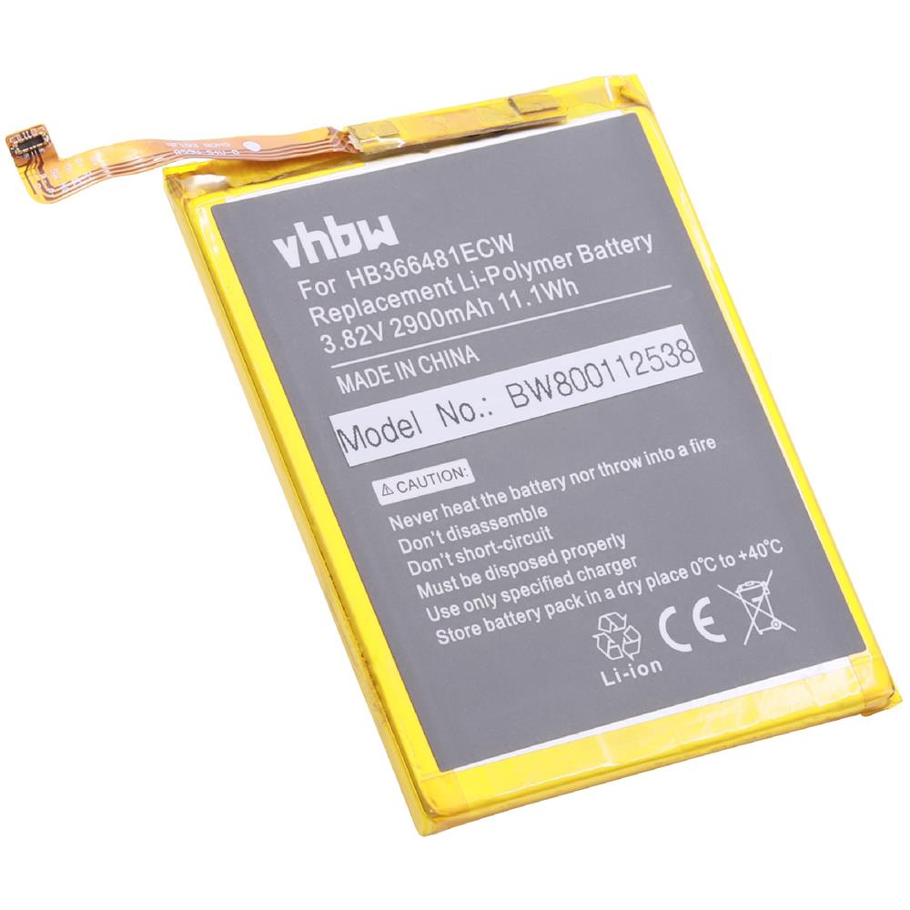 Li-polymer Batteria 2900mah (3.8v) Per Cellulari E Smartphone Huawei Vns-dl00, Vns-l23 Come Hb366481ecw. - Foto 1