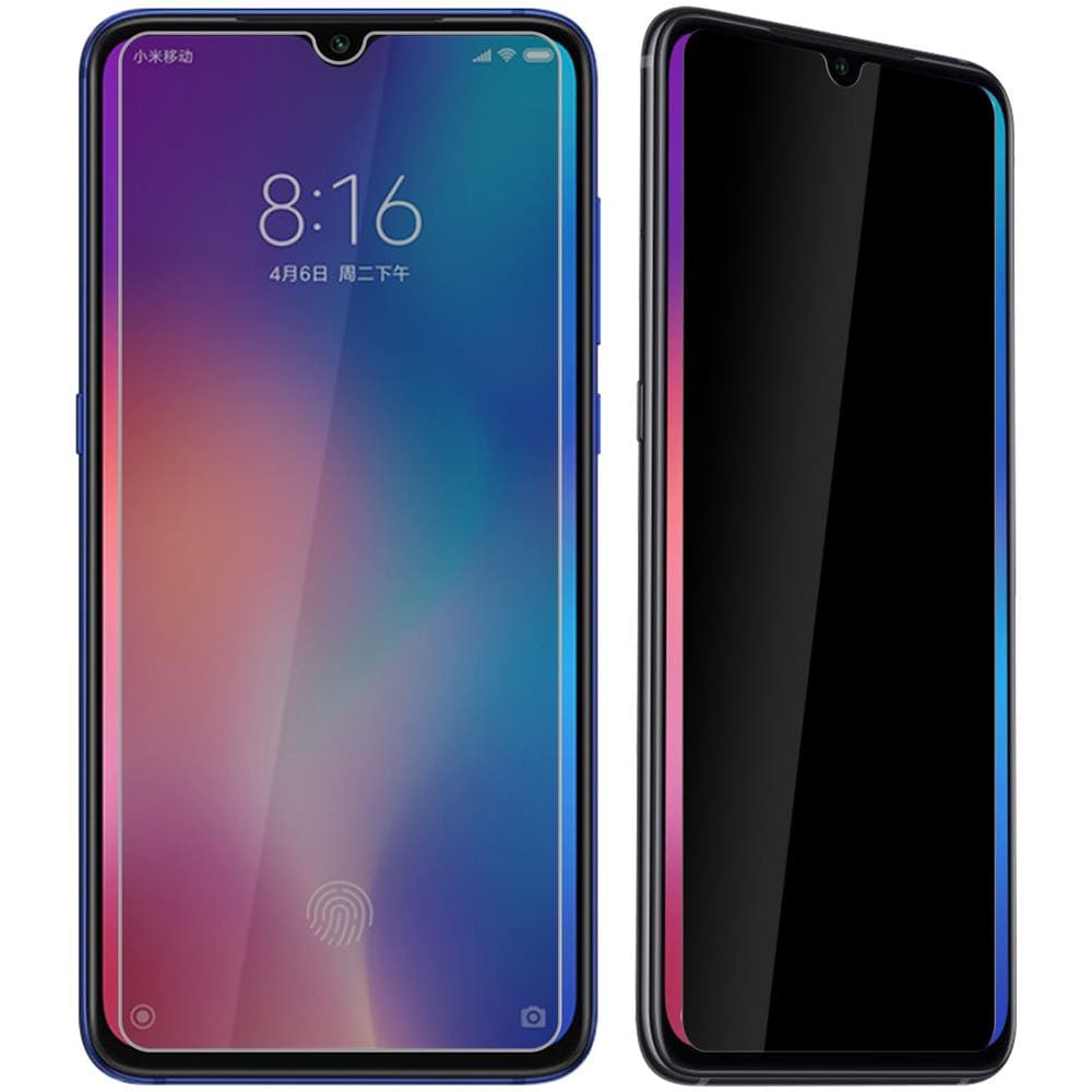 Pellicola Xiaomi Mi 9 Vetro Temperato Anti-spia Antiurto - Nero - Foto 5