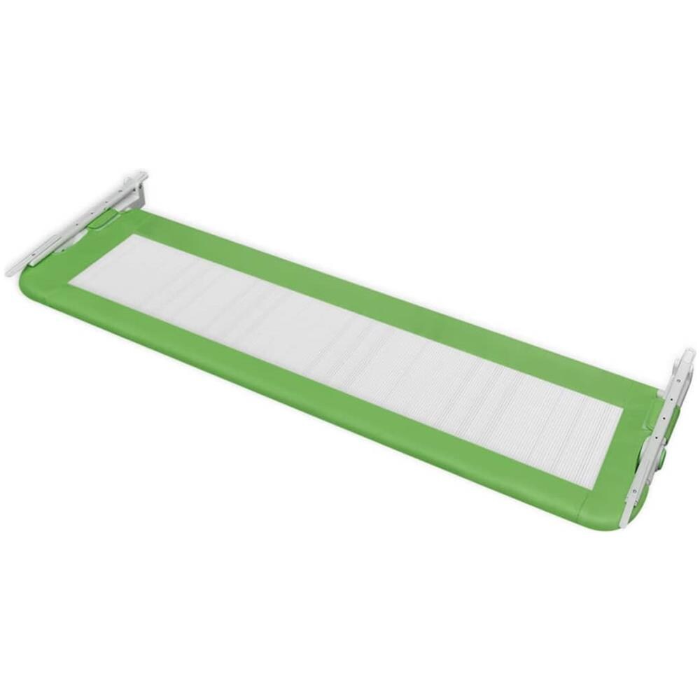 Sponda di Sicurezza per Lettino Bambino Vislone Barriera per Letto Bambini 150 x 42 cm Verde 