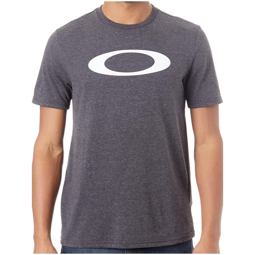 T-shirt Oakley O-bold Ellipse Blackout Heather (s, Nero)  - Foto 2