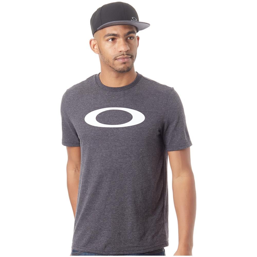 T-shirt Oakley O-bold Ellipse Blackout Heather (s, Nero)  - Foto 1