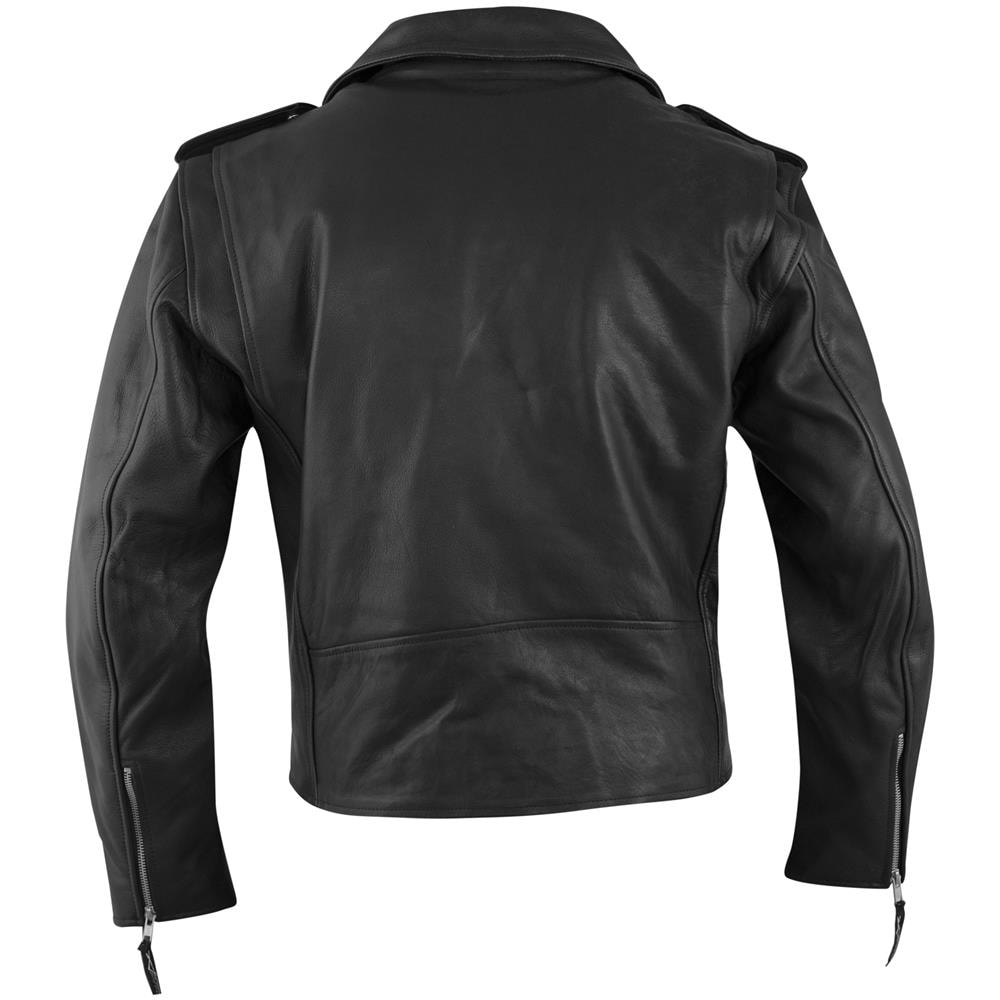 Giacca Chiodo Classico Donna Pelle Foderato Custom Vintage Stile Nero L - Foto 2