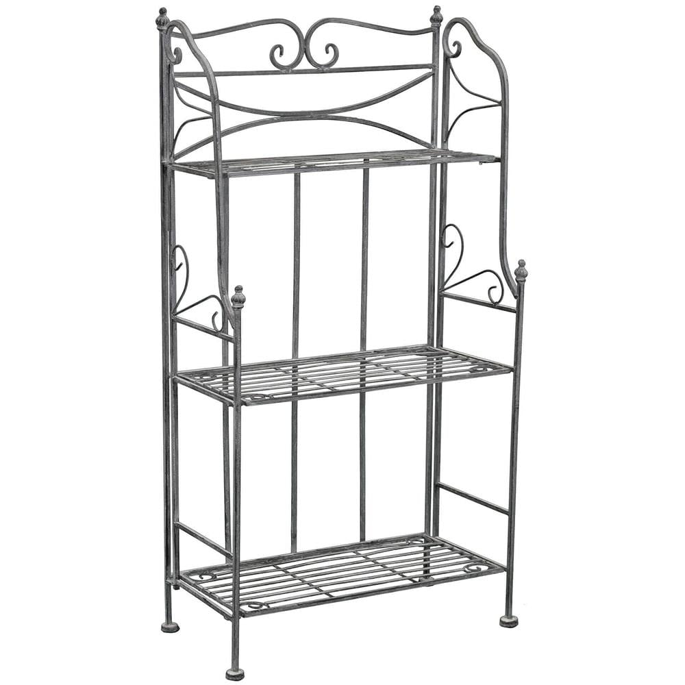 Doriane - Scaffale 3 Piani Stile Provenzale In Ferro Verniciato - Foto 1