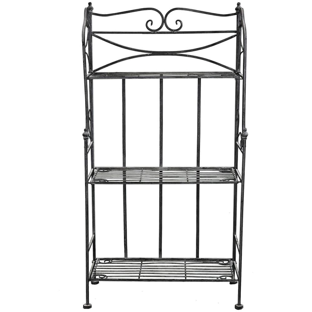 Doriane - Scaffale 3 Piani Stile Provenzale In Ferro Verniciato - Foto 2