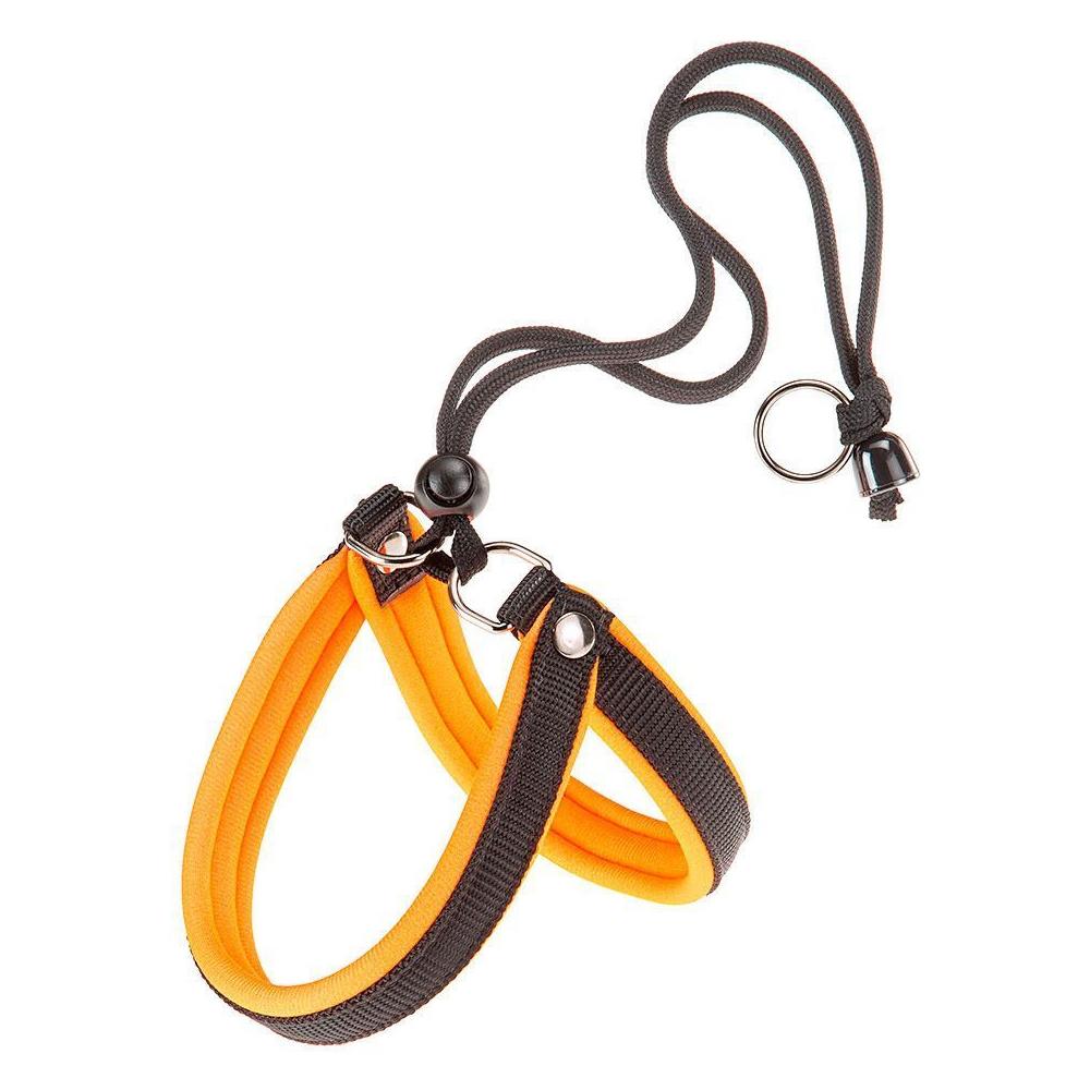 Pettorina Ergonomica Per Cani Agila Fluo 2, Ottima Vestibilità, Pratica Chiusura Con Laccetto, Soffice Imbottitura, A= b 32÷50 Cm 15 Mm Arancione - Foto 1
