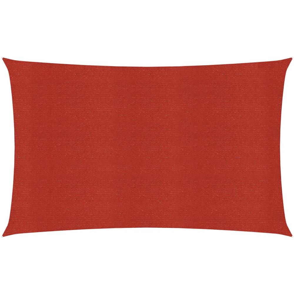 Vela Parasole 160 G / m? Rossa 2x4 M In Hdpe - Foto 1