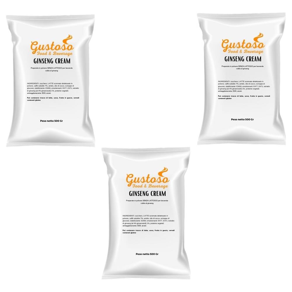 Preparato In Polvere Per Bevanda Calda Al Caffe' E Ginseng 3 Buste Da 500 Gr - Foto 1