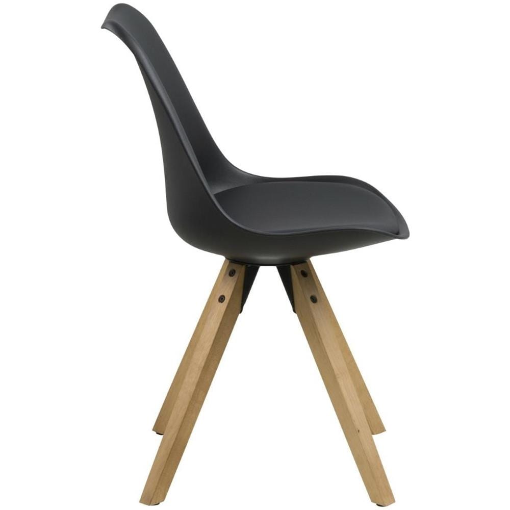 Sedia Dima Nero / Rovere - Foto 2