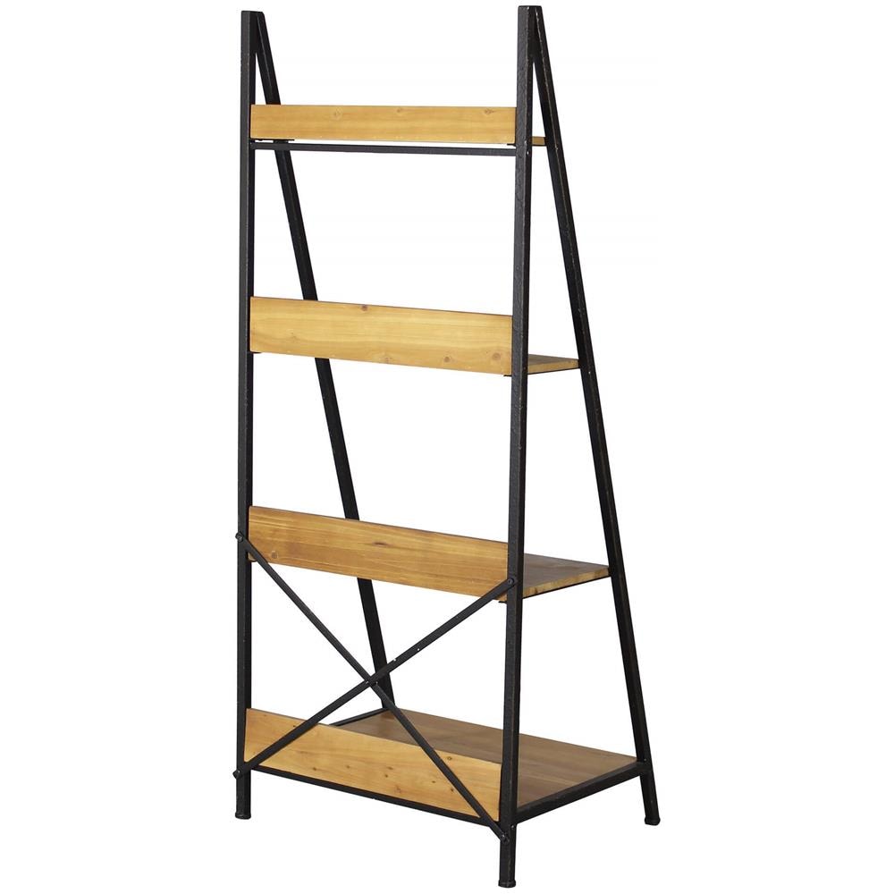 Specter - Libreria Industrial In Legno E Acciaio - Foto 4