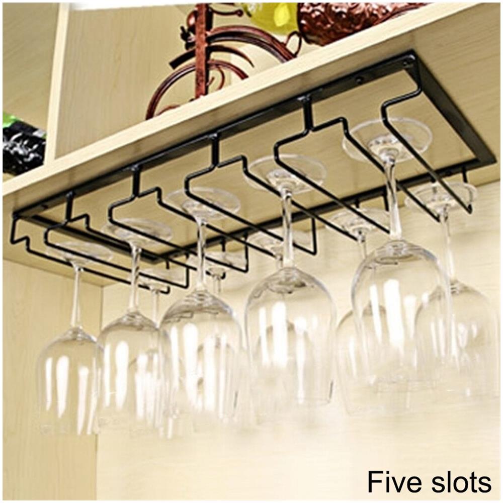 Portabicchieri Da Vino In Legno - Espositore Per 6 Bicchieri E 1 Bottiglia - Foto 10