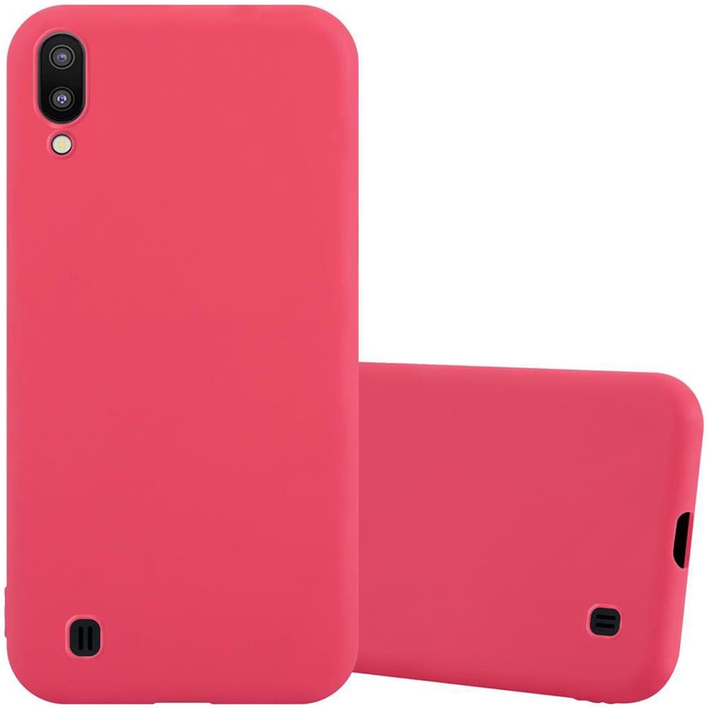 Custodia Compatibile Con Samsung Galaxy M10 In Candy Rosso - Coperchio Protettivo In Silicone Tpu Flessibile - Foto 1