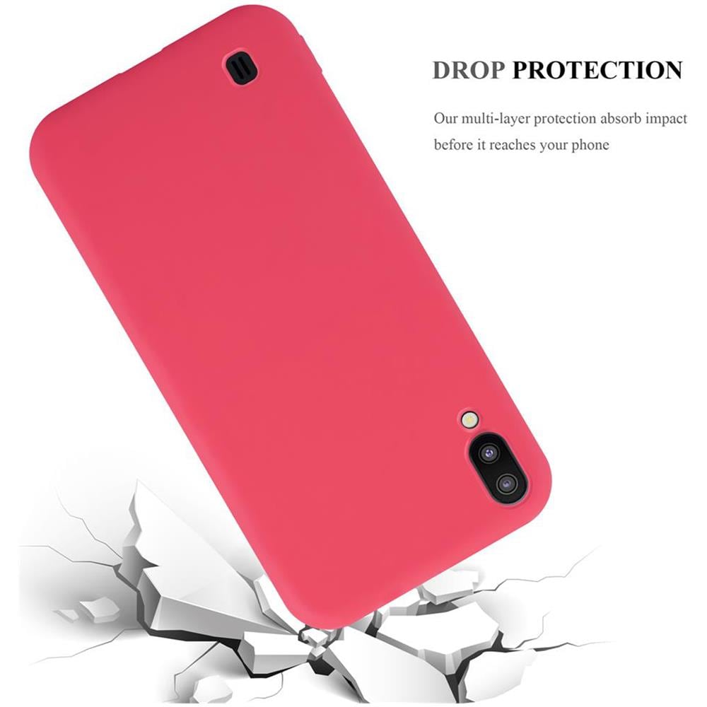 Custodia Compatibile Con Samsung Galaxy M10 In Candy Rosso - Coperchio Protettivo In Silicone Tpu Flessibile - Foto 8