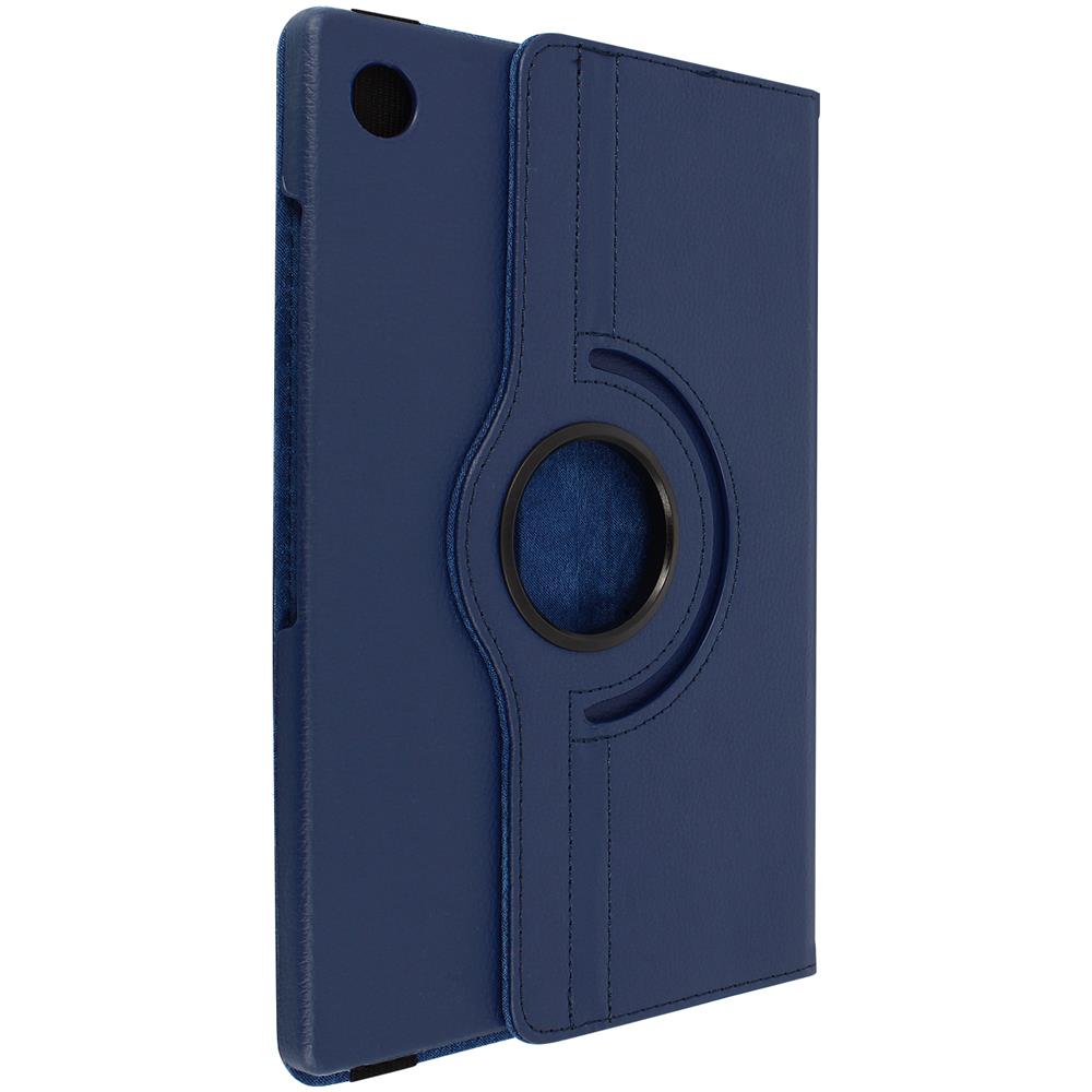 Custodia Samsung Galaxy Tab A8 10.5 2021 Copertina Supporto Rotante 360° Blu - Foto 2