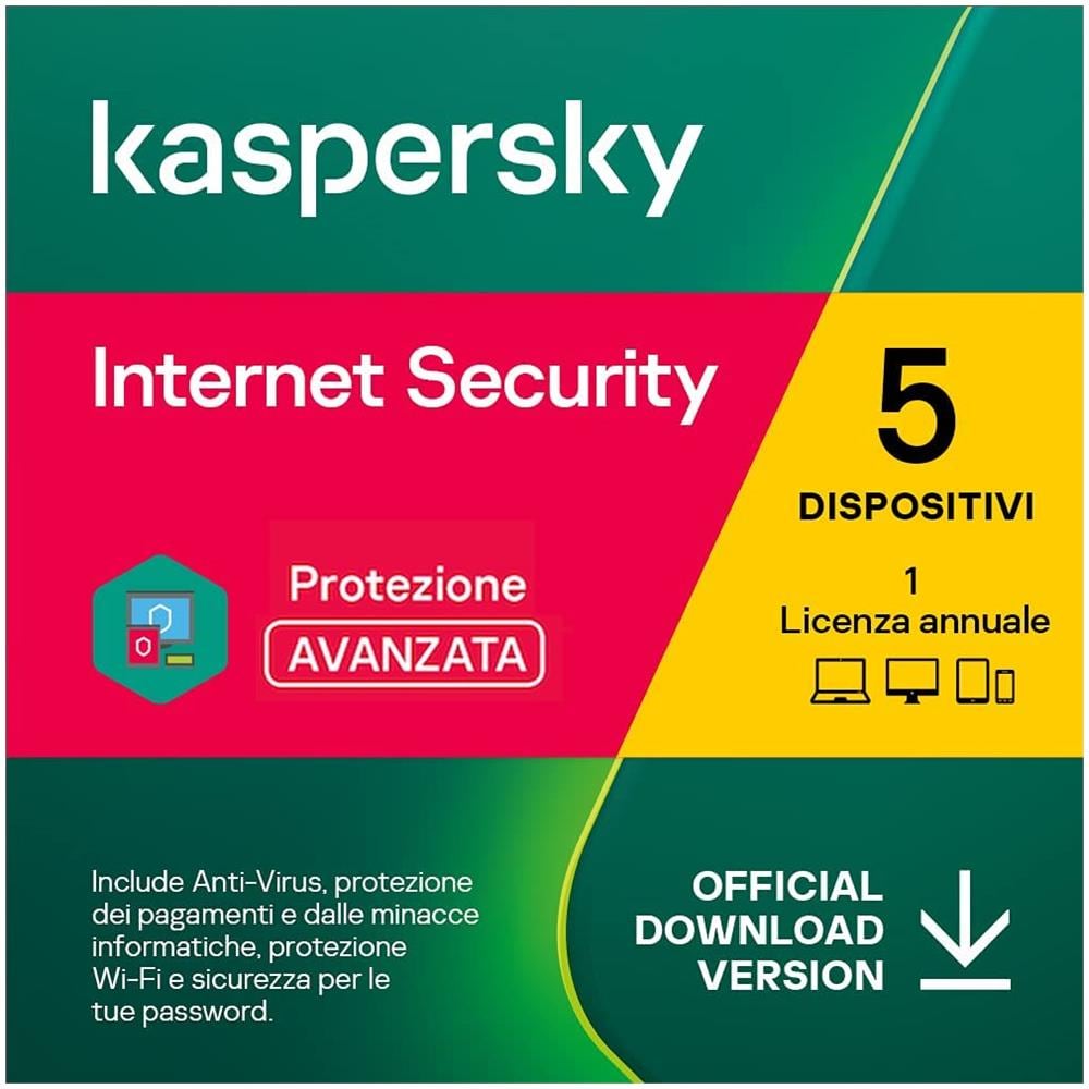 Internet Security 2025 | 5 Dispositivi | 1 Anno | Pc / Mac / Android | Codice D'attivazione Via Email - Foto 1