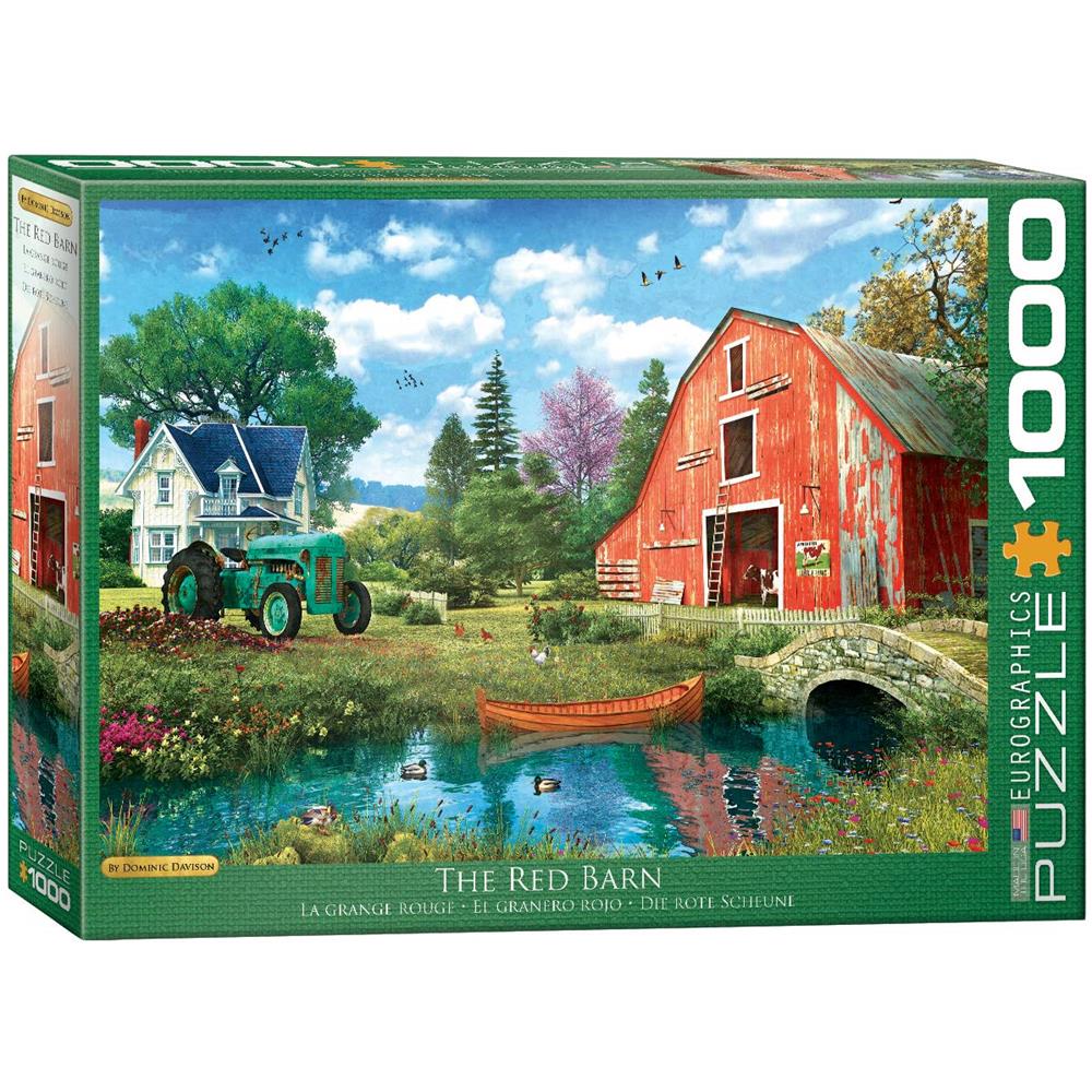 Puzzle Da 1000 Pezzi Di Il Fienile Rosso - Foto 1