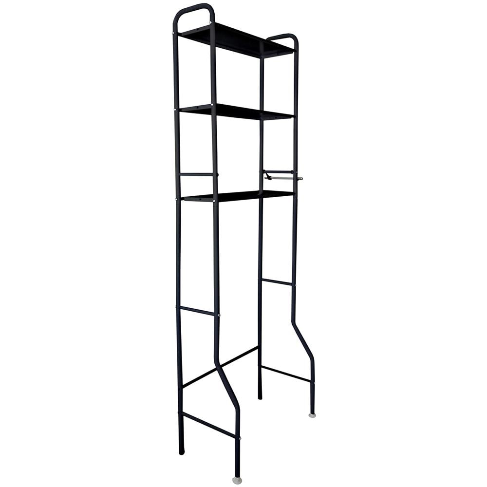 Mensola Sopra Wc Wc Bagno 3 Altezze Nyana Home 150x50x18 Cm Nero - Foto 7