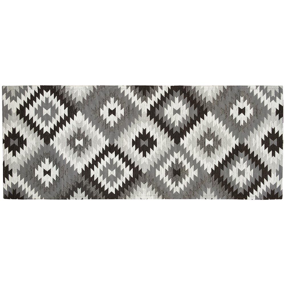Tappeto Passatoia Cucina Corsia Retro Antiscivolo Disegno Avana Colore Nero By Suardi 55x240 Nero - Foto 2