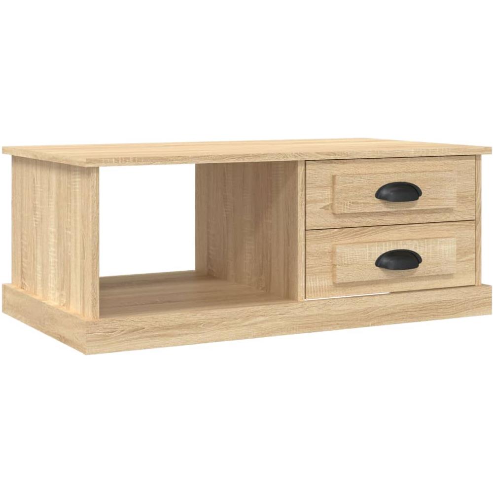 Tavolino Da Salotto Rovere Sonoma 90x50x35 Cm Legno Multistrato - Foto 2