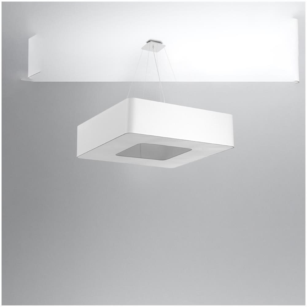 Lampadario Urano 80 Bianco Sl. 0827 - Minimalista Lampadari Bianco 112x80x80 Cm - Foto 2