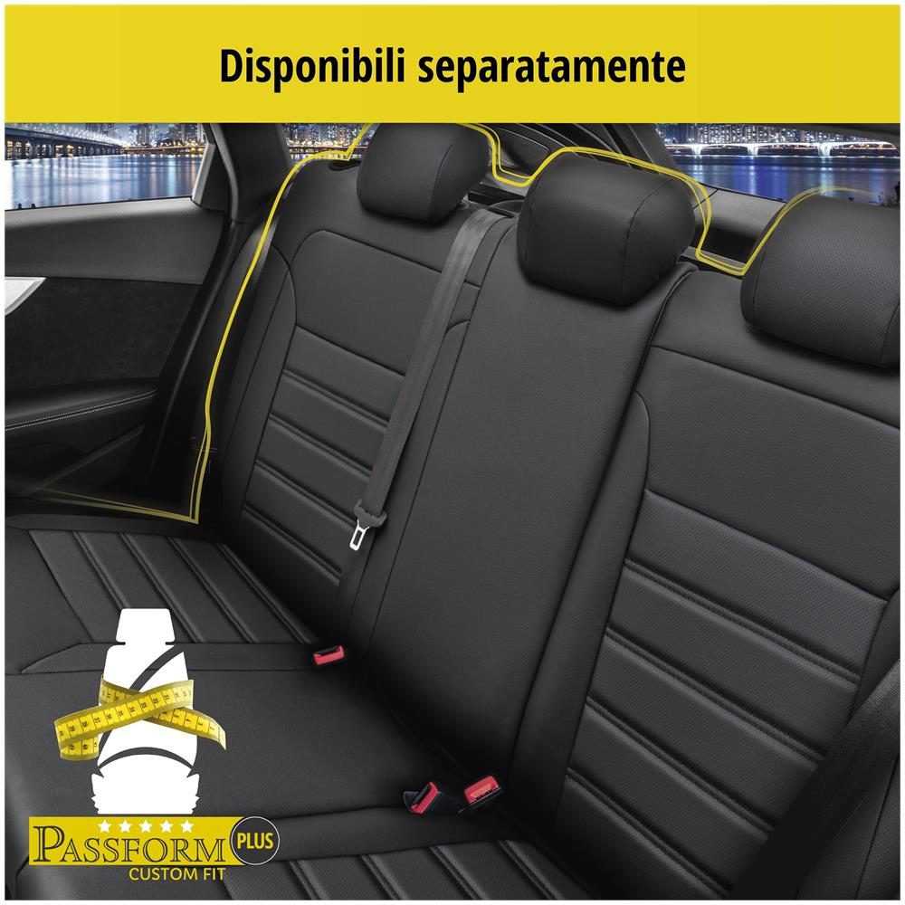 Coprisedili Robusto Per Audi A3 (8p1) 05/2003-12/2013, 2 Coprisedili Per Sedili Sportivi - Foto 7