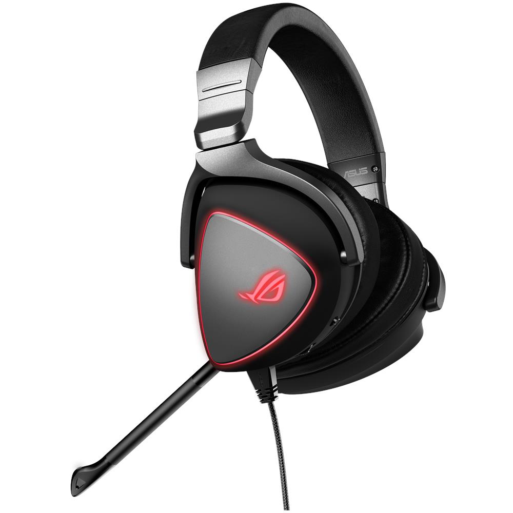ROG Delta Origin Auricolare Cablato A Padiglione Giocare USB tipo-C Nero, Rosso - Foto 2