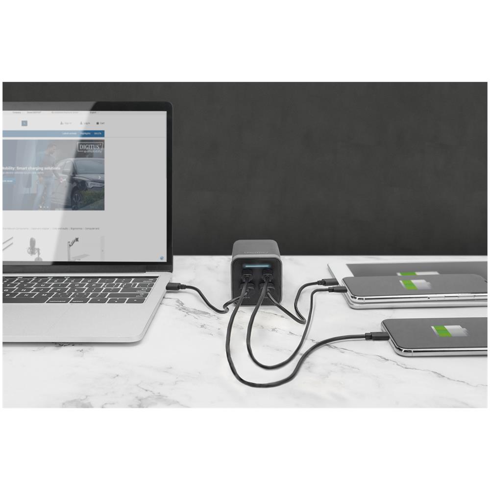 Adattatore di ricarica universale USB a 4 porte, 150W GaN - Foto 2