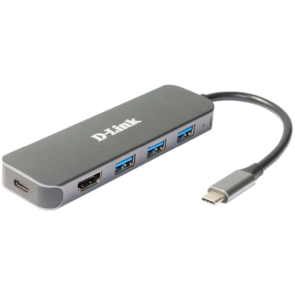 DUB-2333 replicatore di porte e docking station per laptop Cablato USB tipo-C Grigio - Foto 1