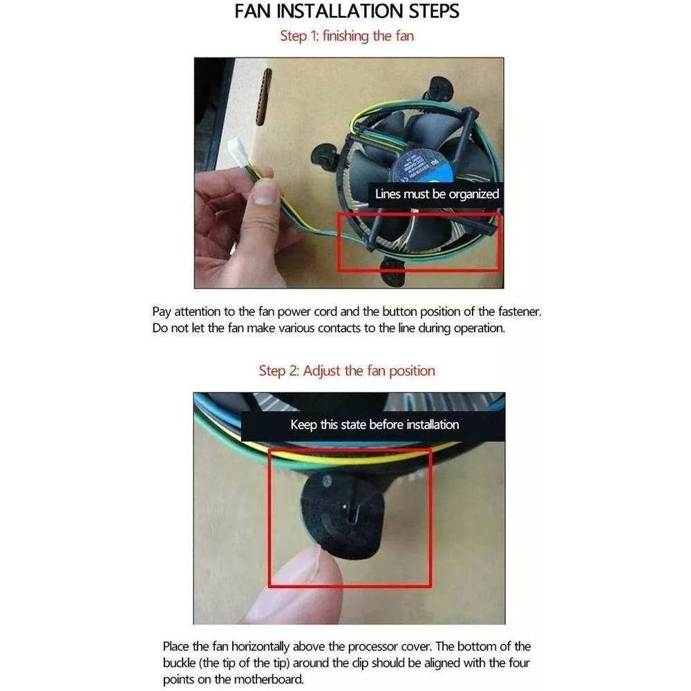 Ventola Dissipatore Processore Cpu 15726 SIMPLETEK Colore Nero - Foto 6