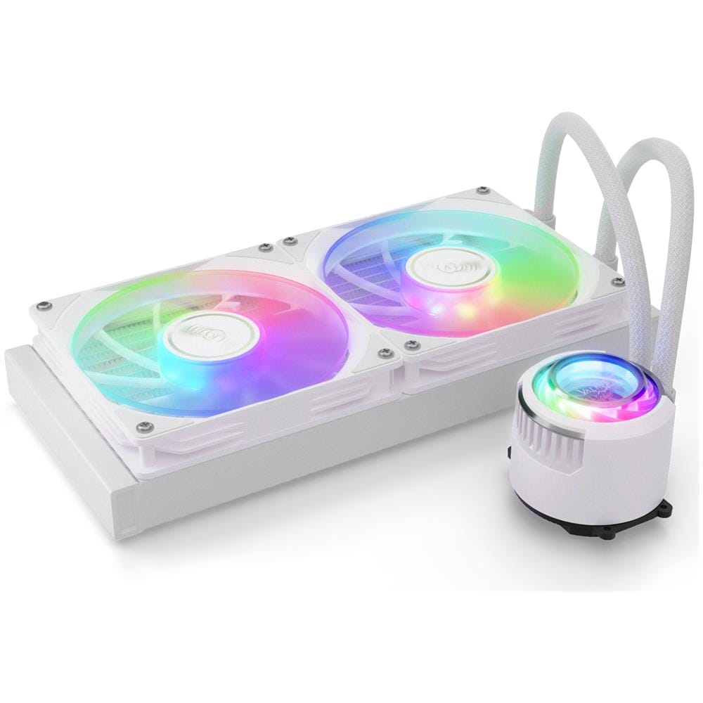 Dissipatore CPU a Liquido VK-AIOJR280W per Socket Intel LGA 1150/1151 / 1155 / 1156 / 1200 / 1700/2011 / 2011-v3 / 2066 e Socket AMD AM4 / AM5 - Foto 1