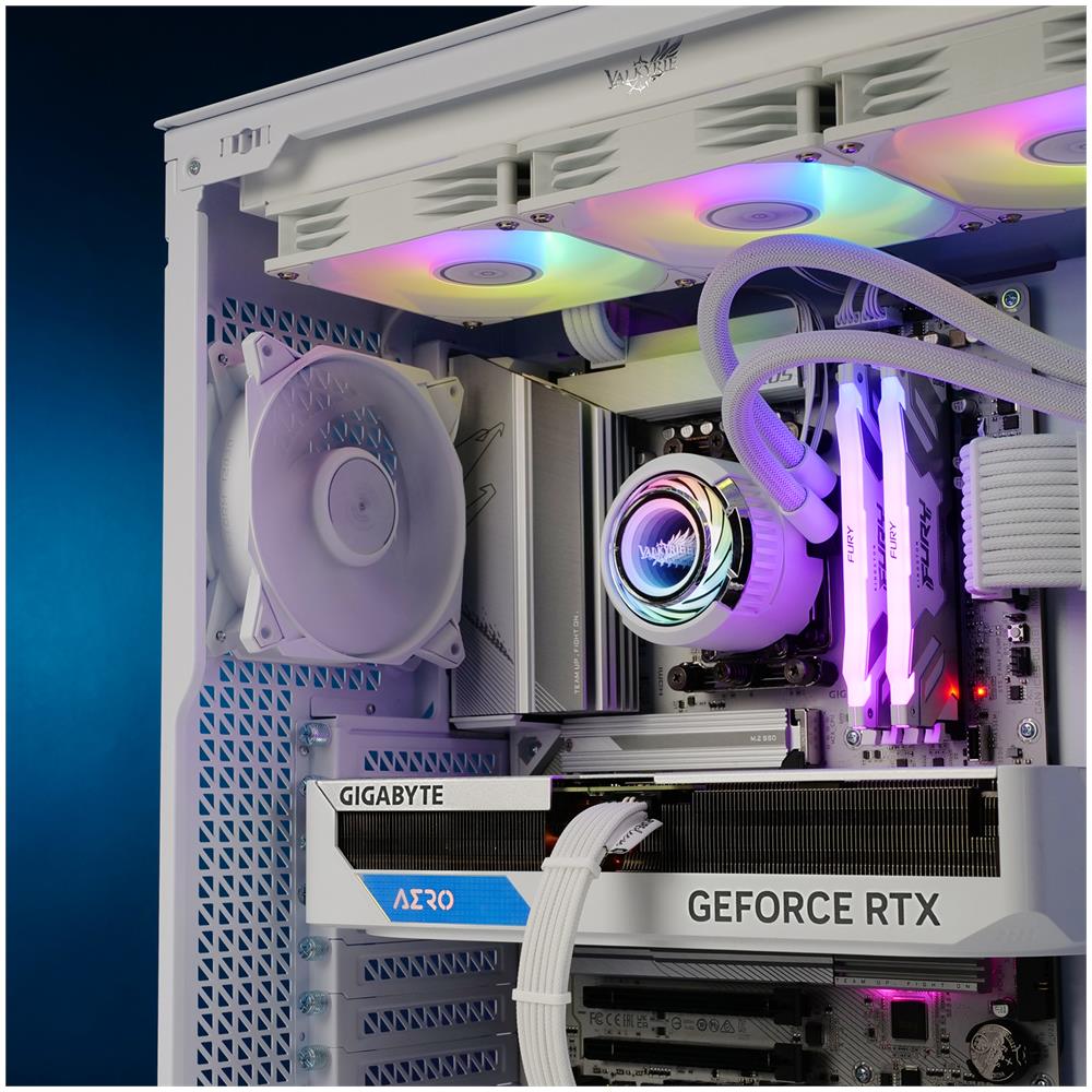 Dissipatore CPU a Liquido VK-AIOJR280W per Socket Intel LGA 1150/1151 / 1155 / 1156 / 1200 / 1700/2011 / 2011-v3 / 2066 e Socket AMD AM4 / AM5 - Foto 2