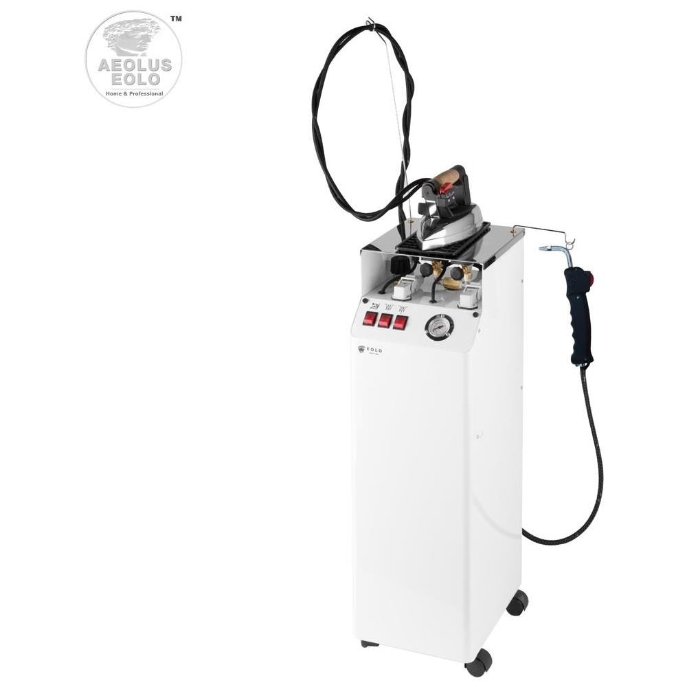 EOLO Ferro da Stiro AV01 FP RA V6 Professionale e Pistola a Vapore Ricarica Automatica Stiro Verticale Orizzontale Caldaia in Rame Doppia Resistenza Anticalcare Made in Italy Garanzia 5 Anni - Foto 1