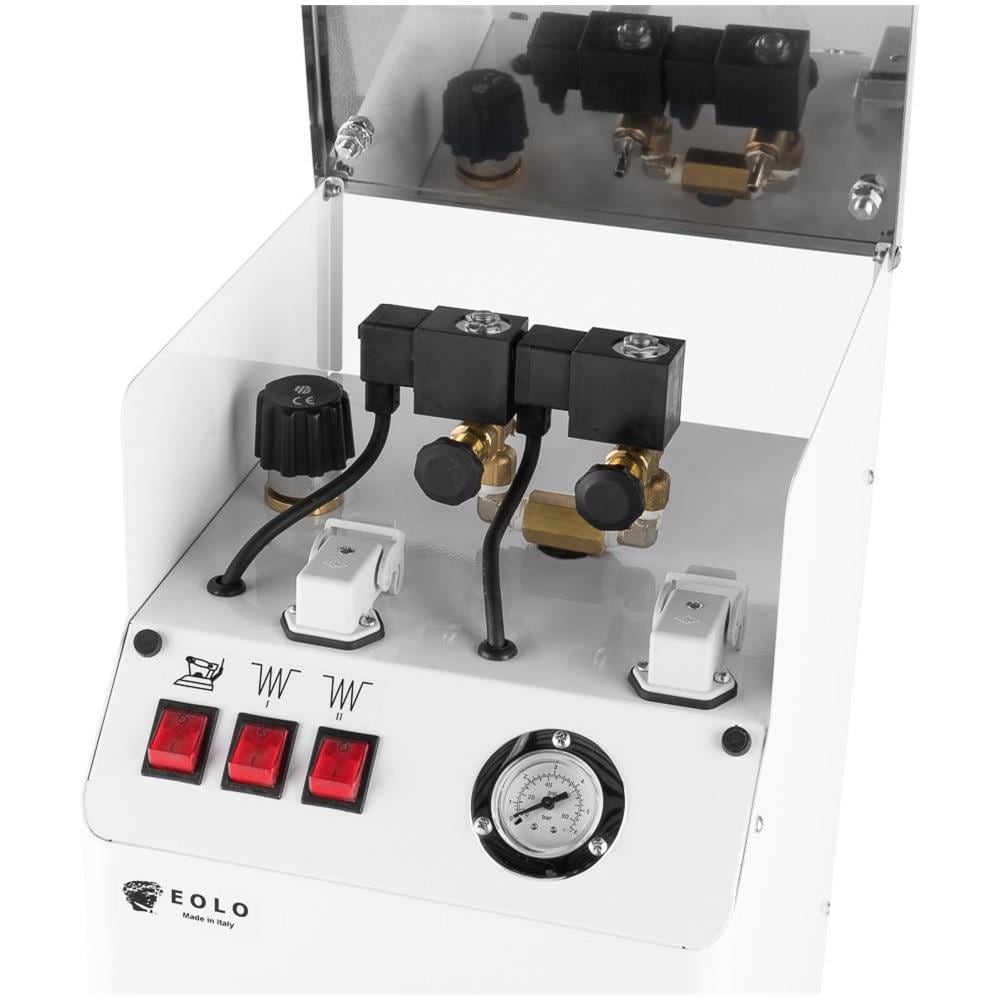 EOLO Ferro da Stiro AV01 FP RA V6 Professionale e Pistola a Vapore Ricarica Automatica Stiro Verticale Orizzontale Caldaia in Rame Doppia Resistenza Anticalcare Made in Italy Garanzia 5 Anni - Foto 2