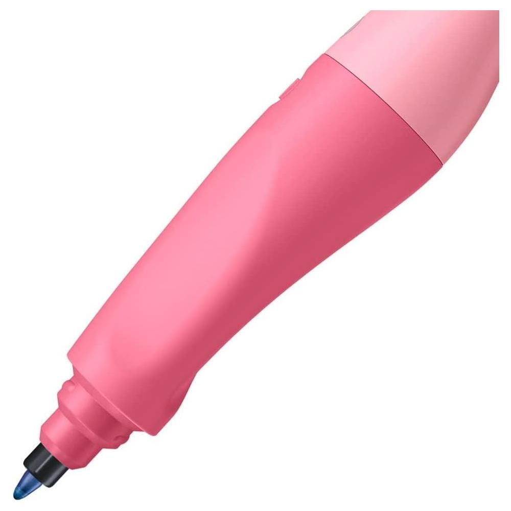 EASYoriginal Pastel - Penna Roller Ergonomica - per Destrimani - Rosa Antico - Cartuccia Blu inclusa - Foto 2