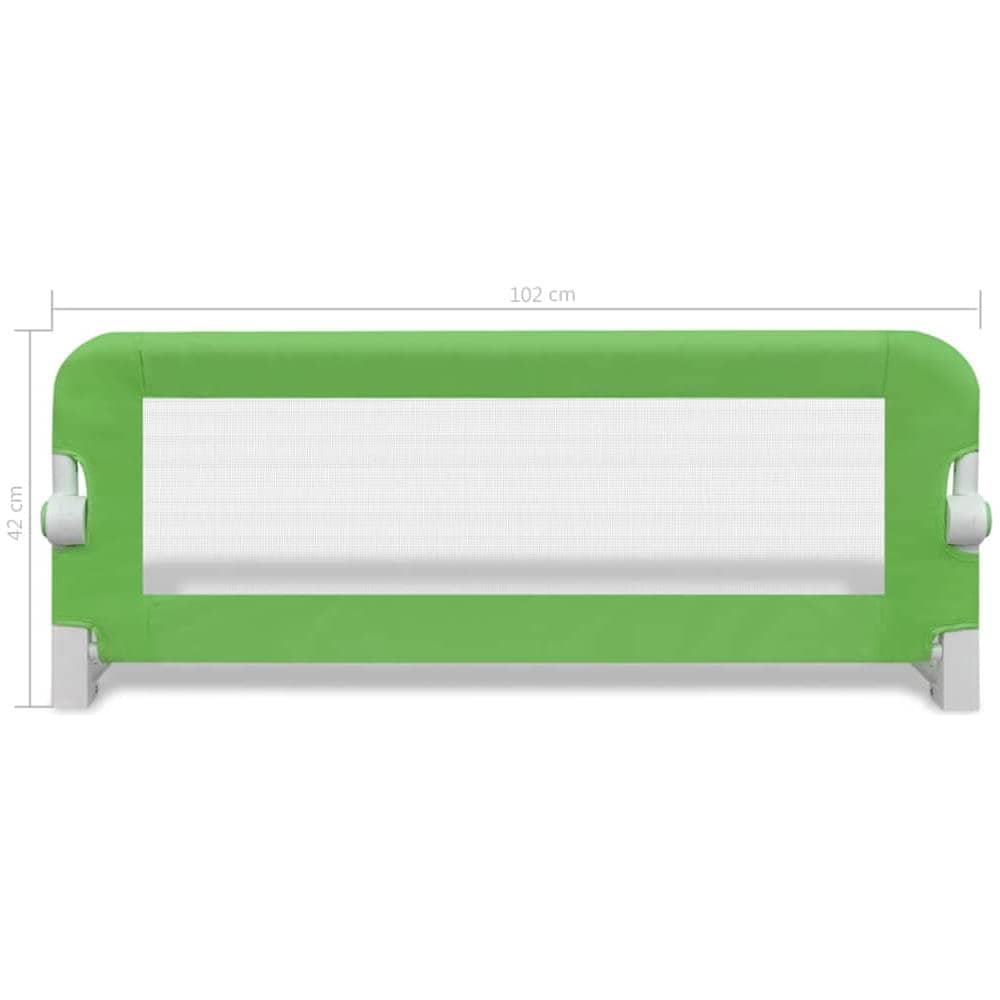 Sponde Letto Per La Sicurezza Dei Bambini 2 Pz Verde 102x42 Cm - Foto 7