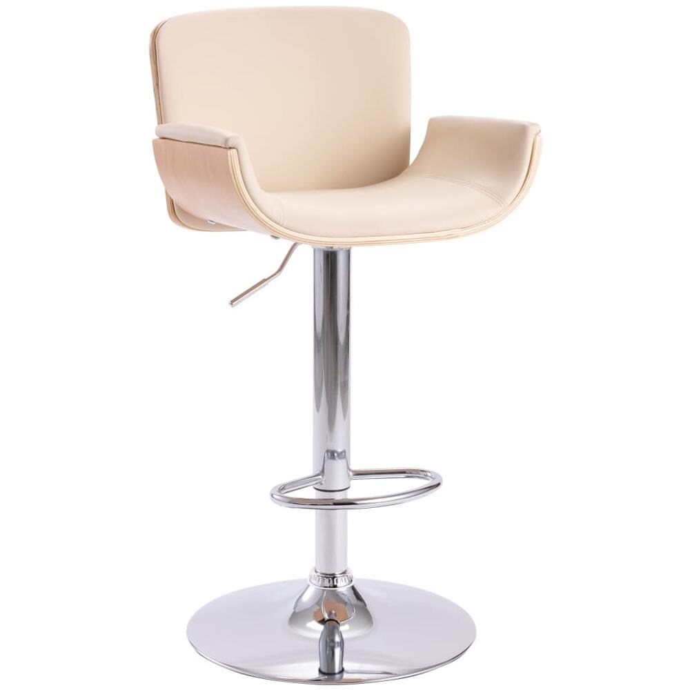 Sedia Da Bar Crema In Similpelle - Foto 1