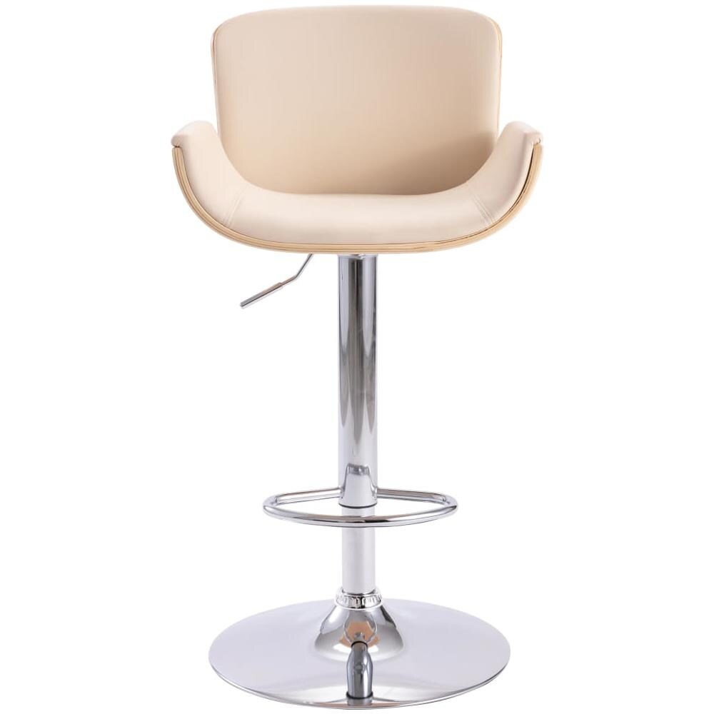 Sedia Da Bar Crema In Similpelle - Foto 2
